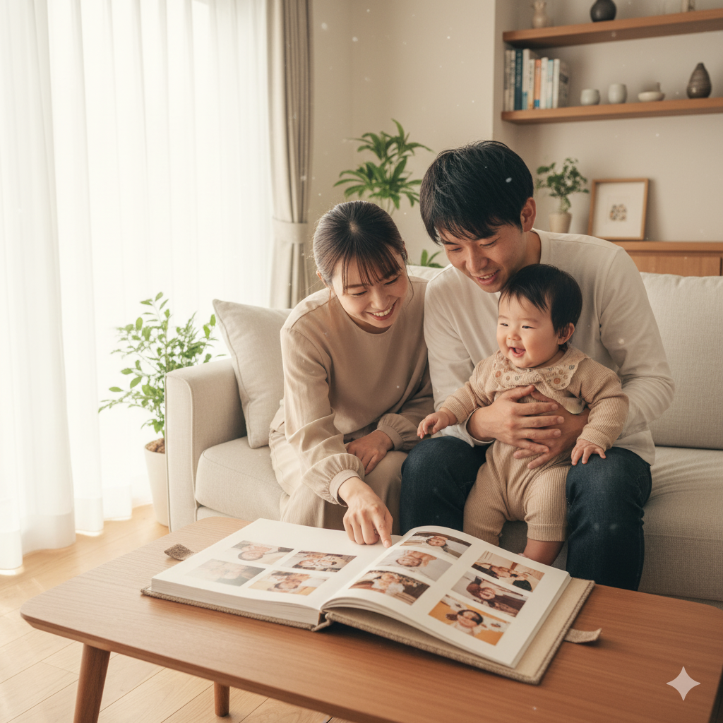 パパママあかちゃんとアルバム１
