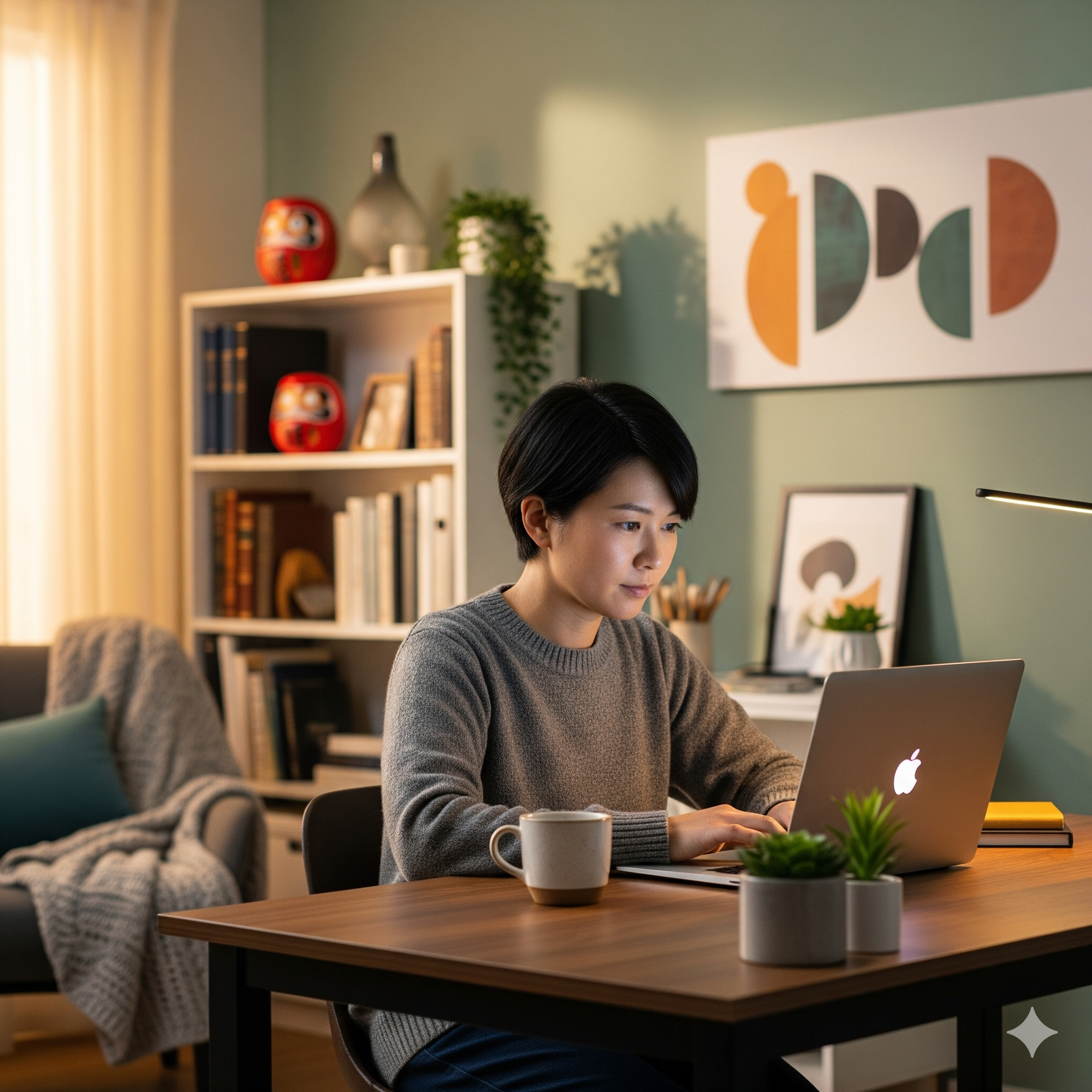 フルリモートの女性